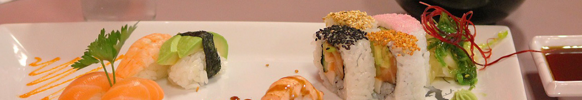 Eating Japanese Sushi at Kaizen Fusion Roll & Sushi restaurant in Las Vegas, NV.